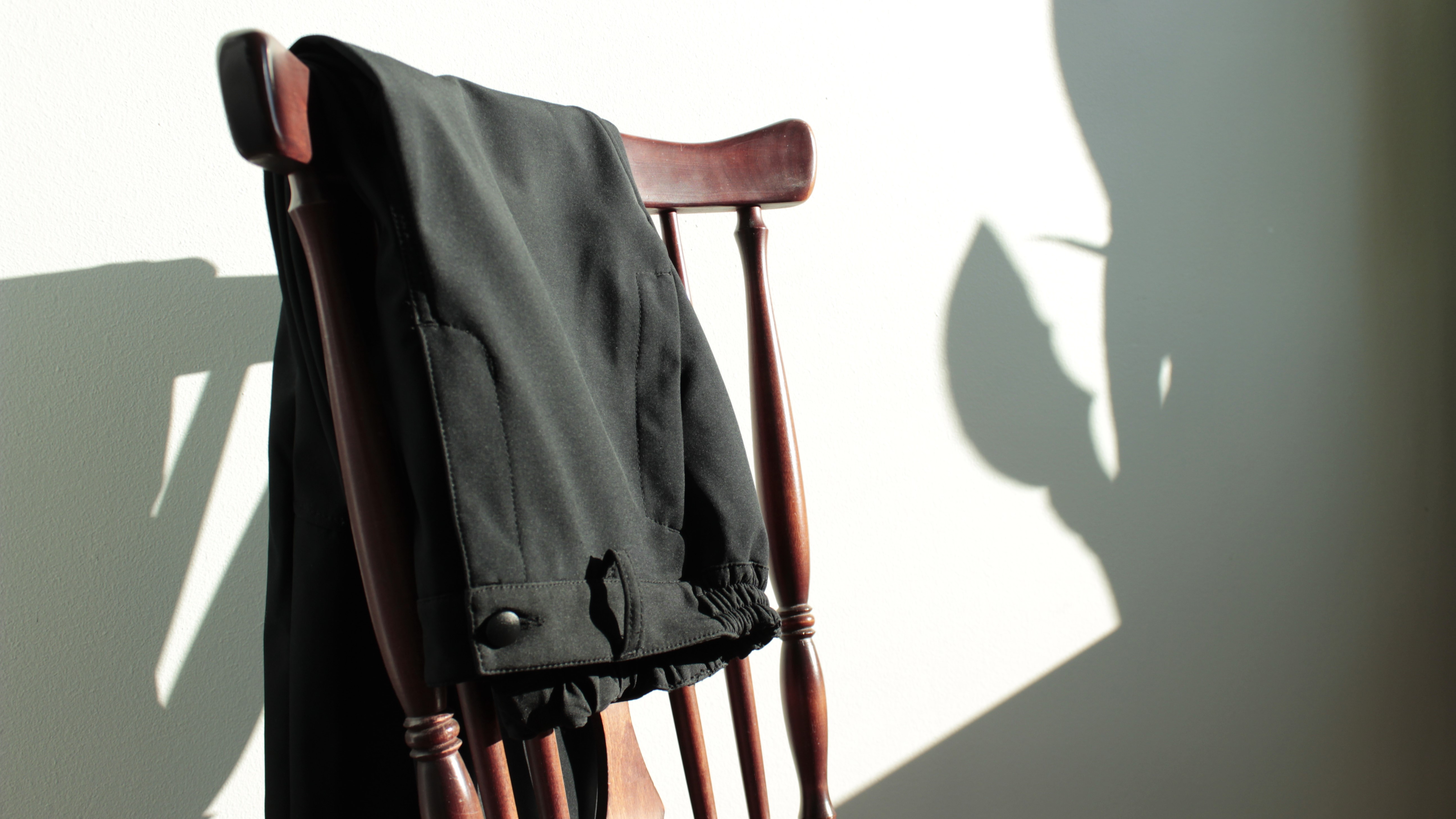 Joko sinulla on kuorihousut?